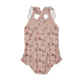 Nuuroo Ariel Fırfırlı UV Korumalı Kız Mayo Etnik